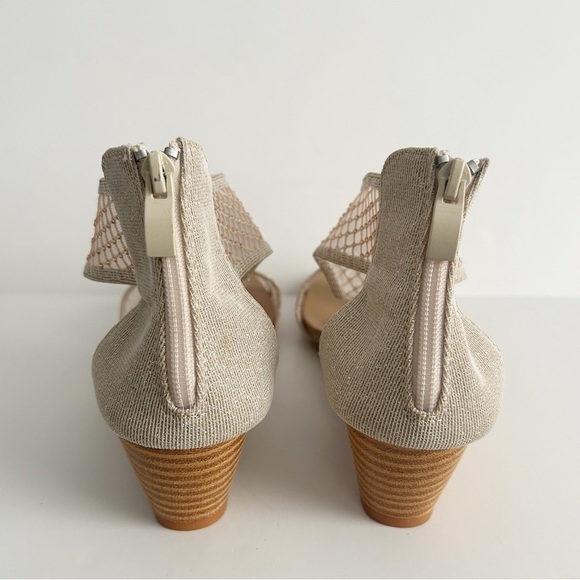 Chic Cream Open-Toe Sandals - Picture 7 of 10